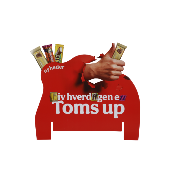 T21 046 Toms up kvp topskilt